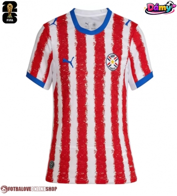 Paraguay Domácí Dres pro Dámy MS 2026 Krátkým Rukávem